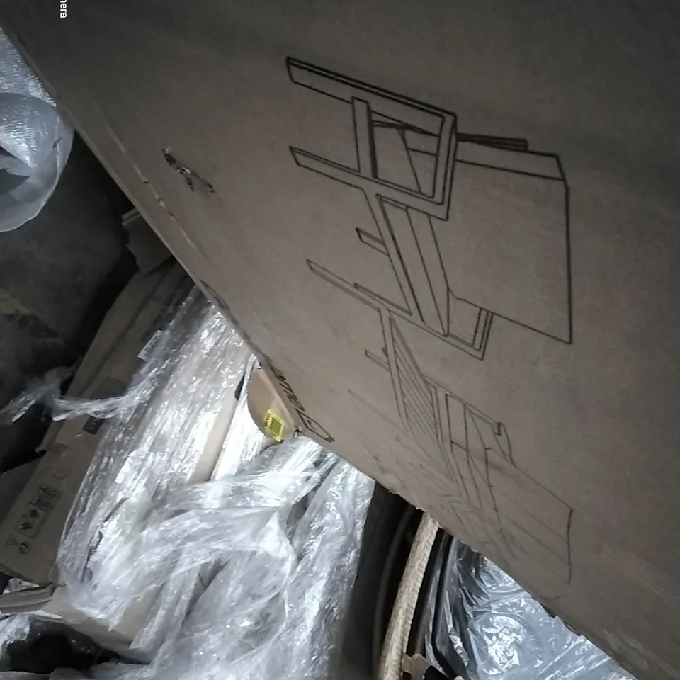 BOXED SANTORIN ALUMINUM COFFEE TABLE SET WITH SIDE TABLE 