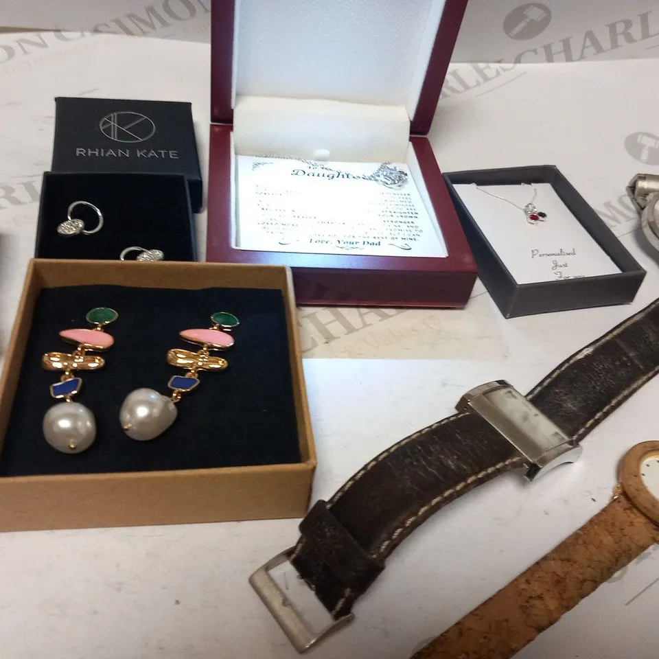 LARGE QUANTITY OF ASSORTED APPROXIMATELY JEWELLERY TO INCLUDE; VIALLI, TIME FORCE, RHIAN KATE, MY SILVER WISH AND  BELLE AND BEAU