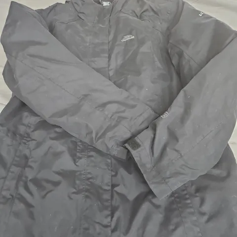 TRESPASS BLACK WINDBREAKER JACKET – XXL