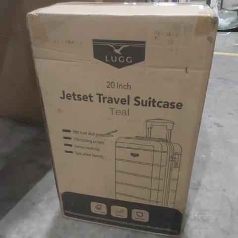 BOXED LUGG 20" JETSET TRAVEL SUITCASE - TEAL