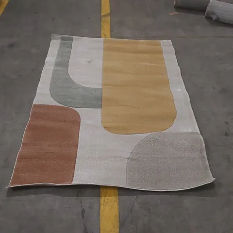 QUALITY FARRAR ABSTRACT AREA RUG - APPROXIMATELY 163 x 120cm