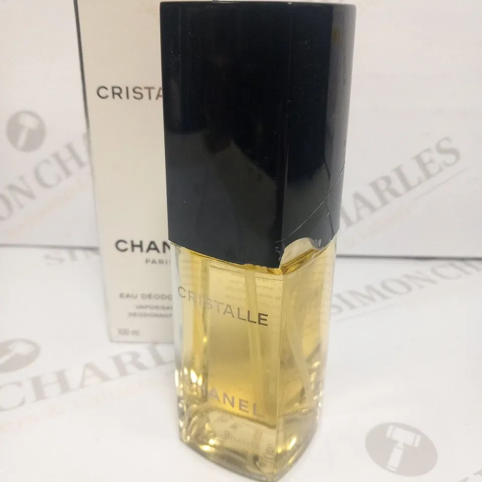 BOXED CHANEL PARIS CRISTALLE EAU DEODORANTE 100ML