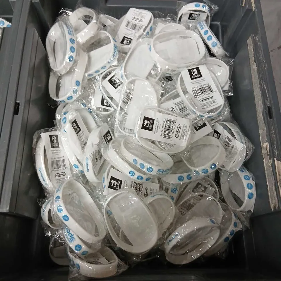 LARGE QUANTITY OF NINTENDO SWITCH SPORTS SILICONE BRACELET – WHITE