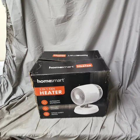 HOMESMART 2 IN 1 FAN HEATER - BOXED