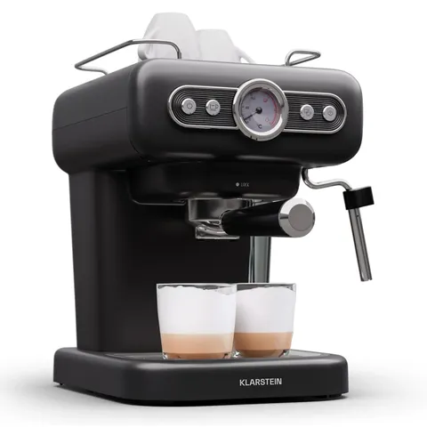 KLARSTEIN ESPRESSIONATA EVO 950W 19BAR ESPRESSO MACHINE BLACK