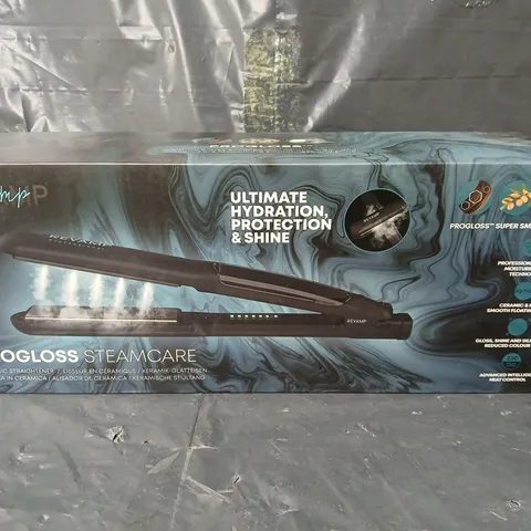 BOXED REVAMP PROGLOSS STEAMCARE CERAMIC STRAIGHTENER ST-1600-GB