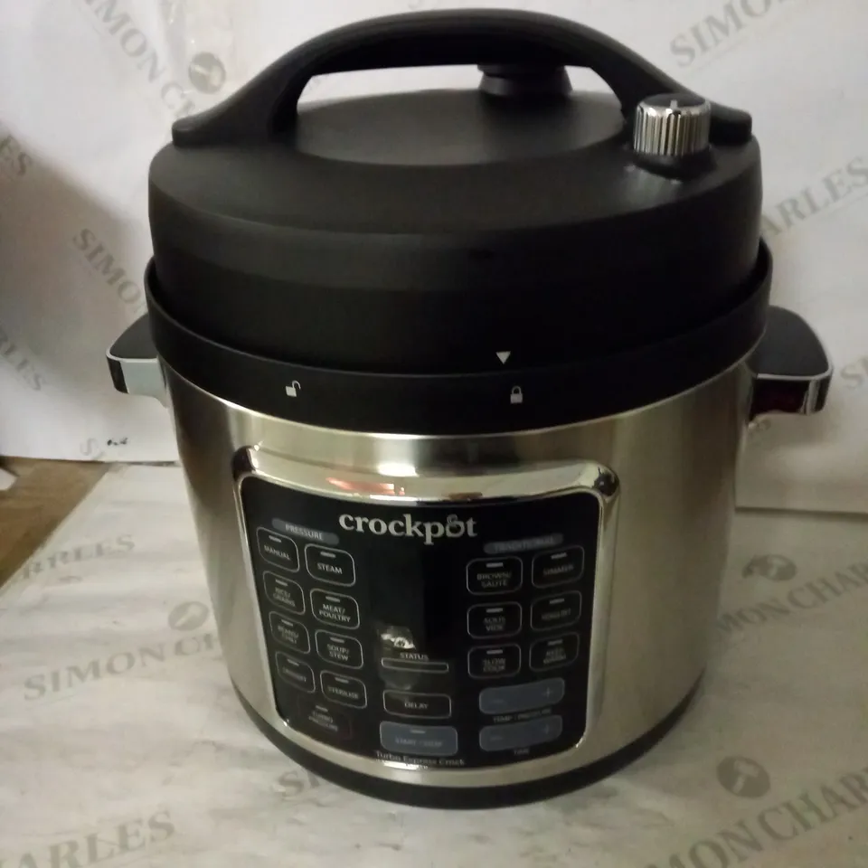CROCKPOT TURBO EXPRESS PRESSURE MULTICOOKER