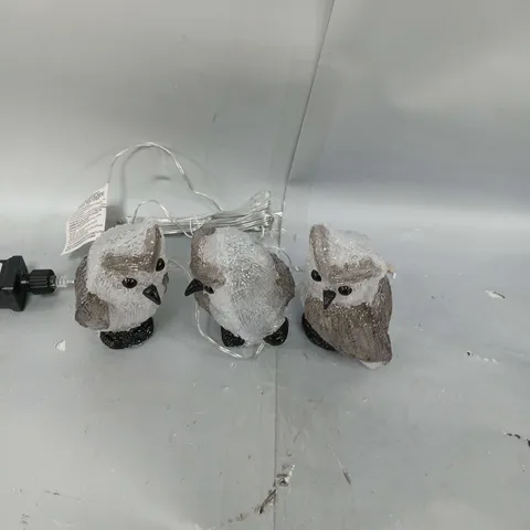 SET OF 3 LED OWLS
