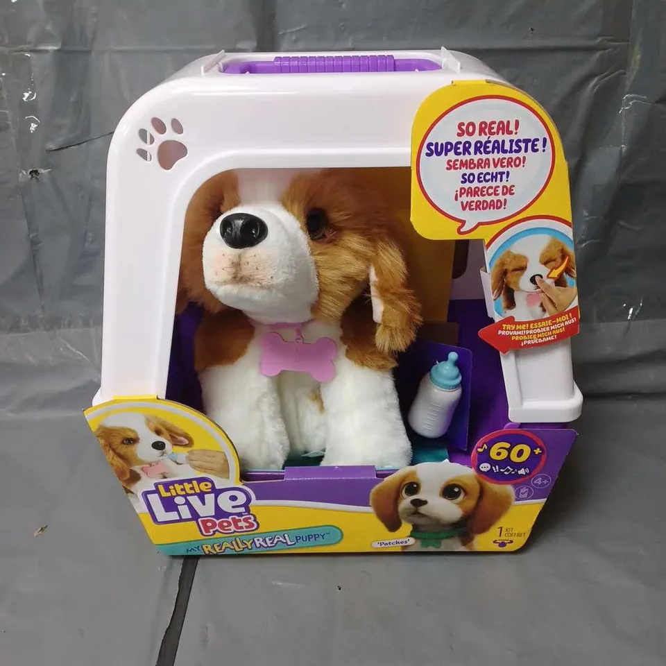 LITTLE LIVE PETS MY REALLY REAL PUPPY - PATCHES THE BEAGLE RRP £59.99