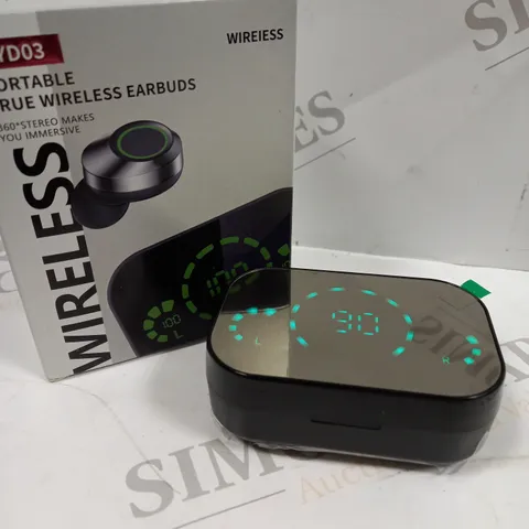 YD03 PORTABLE TRUE WIRELESS EARBUDS