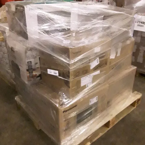 PALLET OF APPROXIMATELY 11 UNPROCESSED RAW RETURN MICROWAVE OVENS TO INCLUDE;