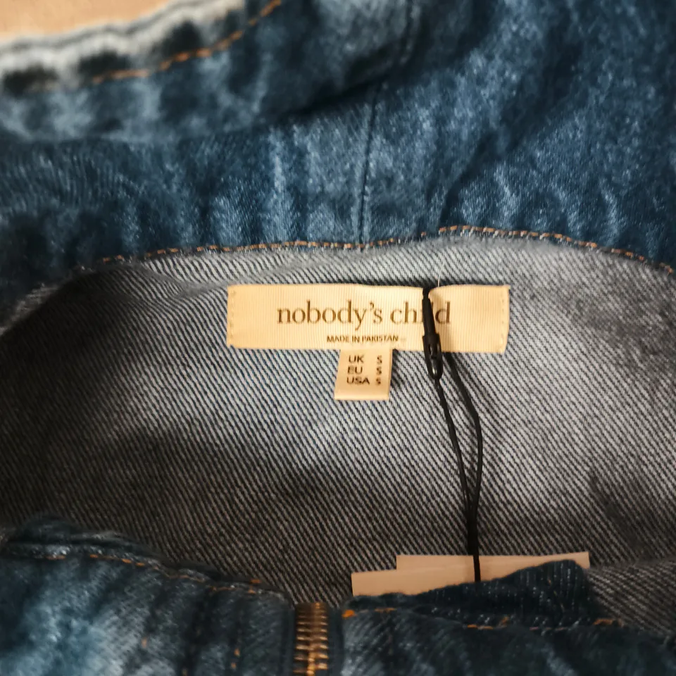 NOBODY'S CHILD DENIM JACKET – UK S