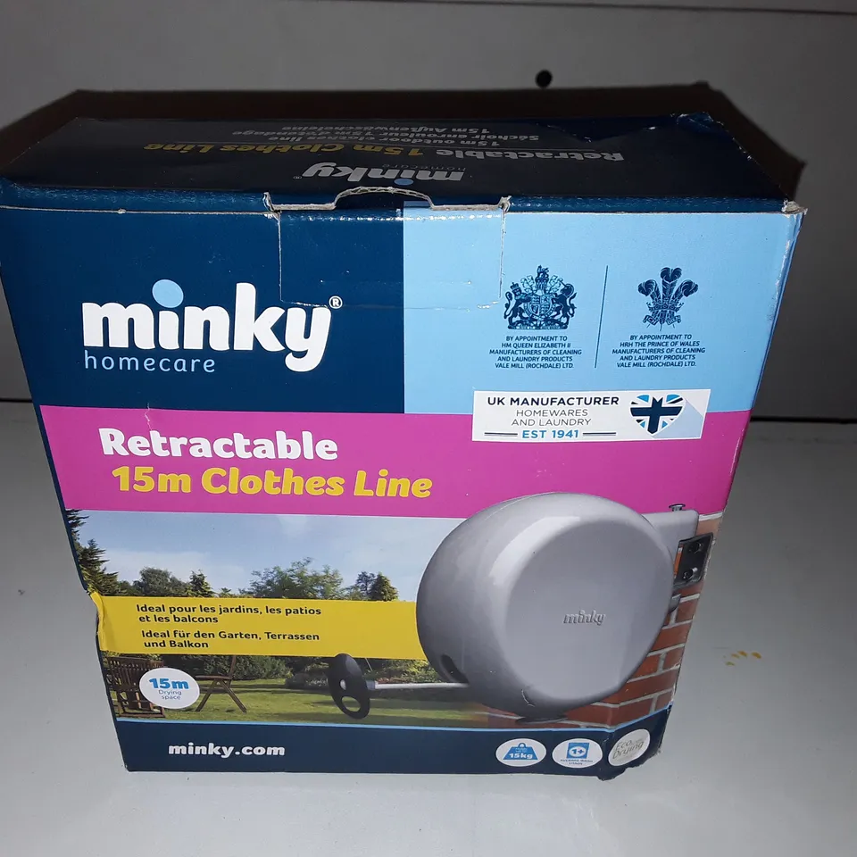 MINKY RETRACTABLE 15M CLOTHES LINE