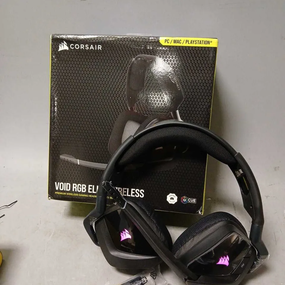 BOXED CONSAIR VOID RGB ELITE WIRELESS GAMING HEADSET