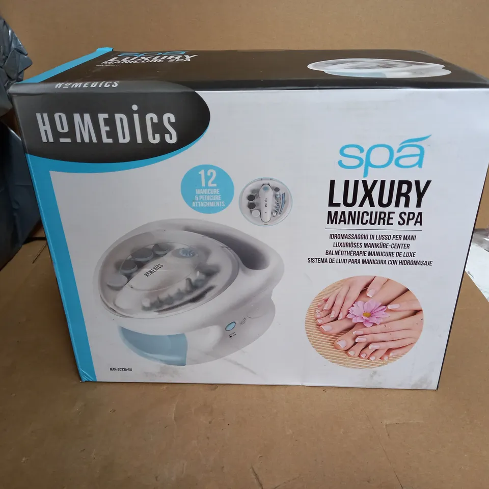 BOXED HOMEDICS LUXURY MANICURE SPA