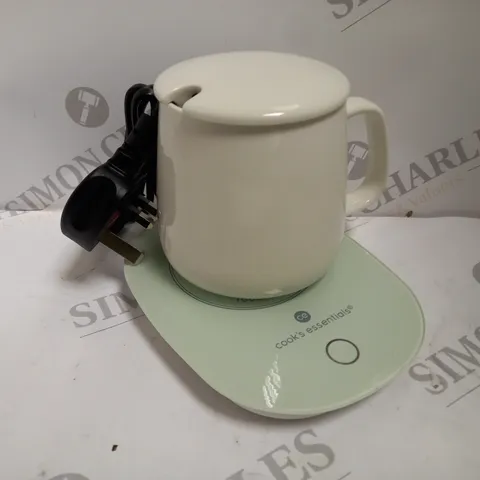 PLUG IN DRINK WARMER SET COLOUR: WHITE