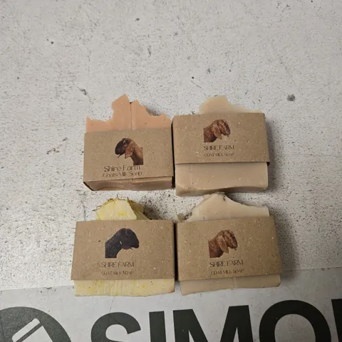 SHIRE FARM GOATS MILK SOAP β SET OF 4 BARS
