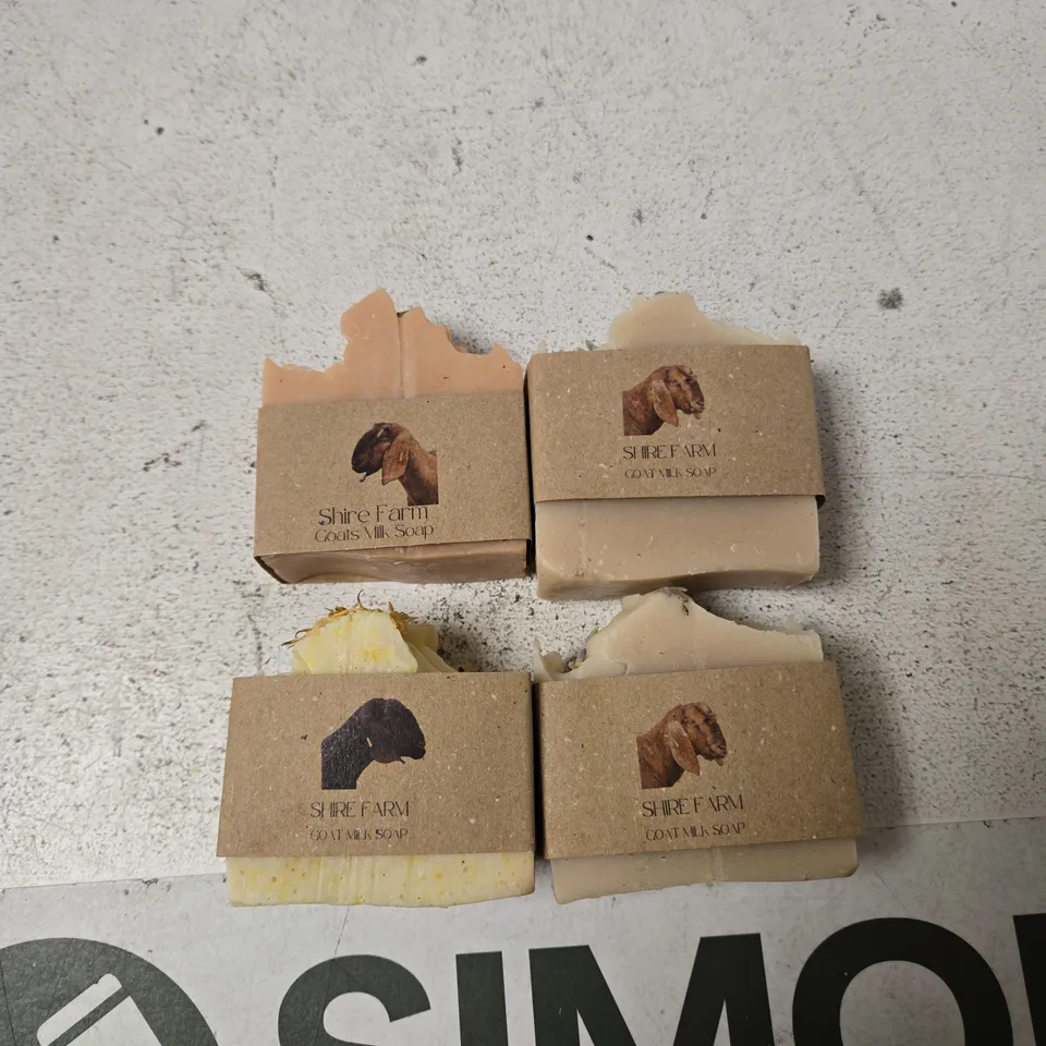 SHIRE FARM GOATS MILK SOAP – SET OF 4 BARS