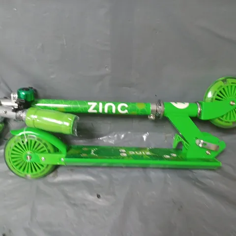 ZINC TWO WHEELED FOLDING SCOOTER - DINOSAUR EXPLORER