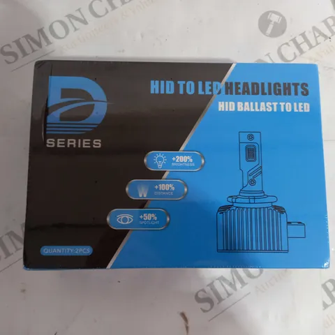 BOXED D SERIES HID TO LED HEADLIGHTS