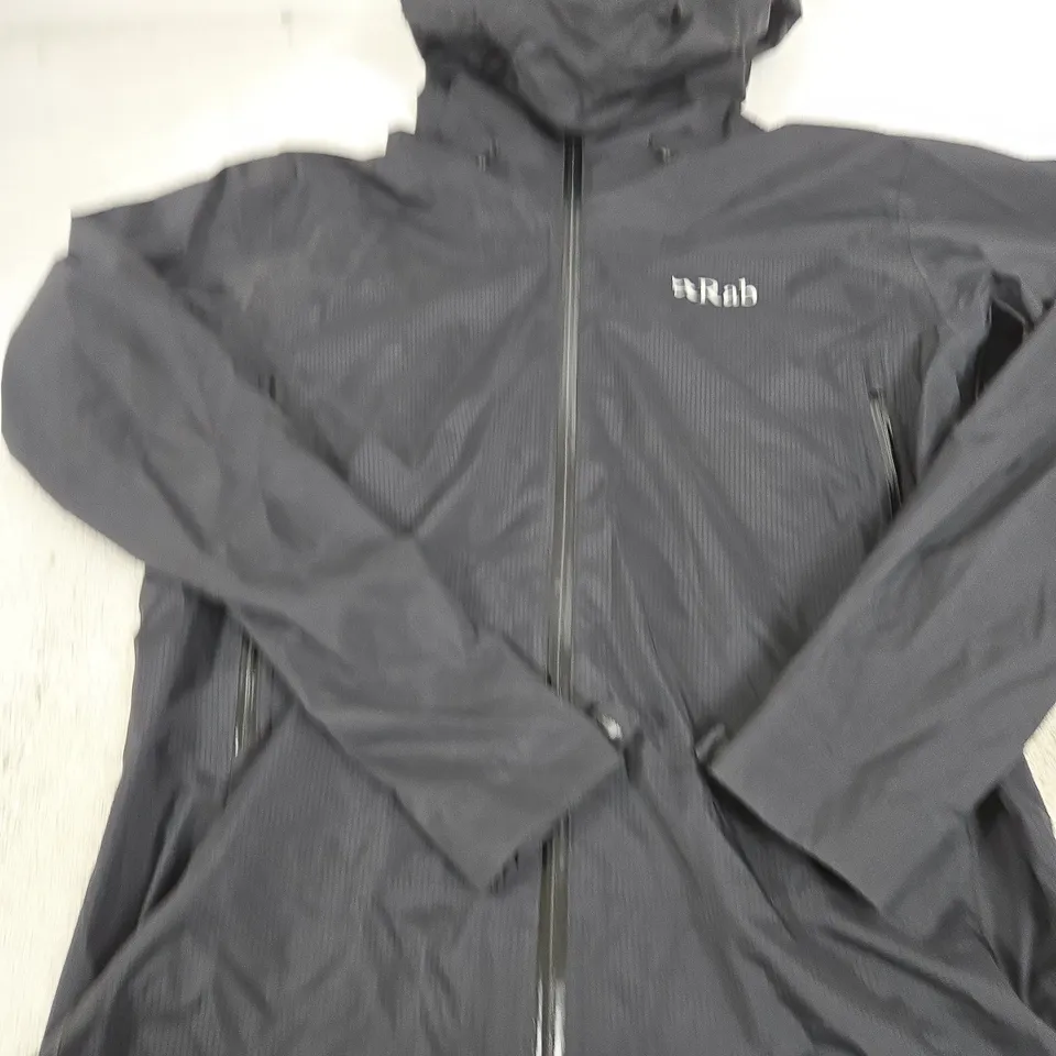 RAB HOODED WATERPROOF SHELL JACKET – SIZE M