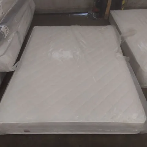 QUALITY BAGGED DOUBLE 135cm AIRSPRUNG LUXURY QUILTED MEDIUM MATTRESS
