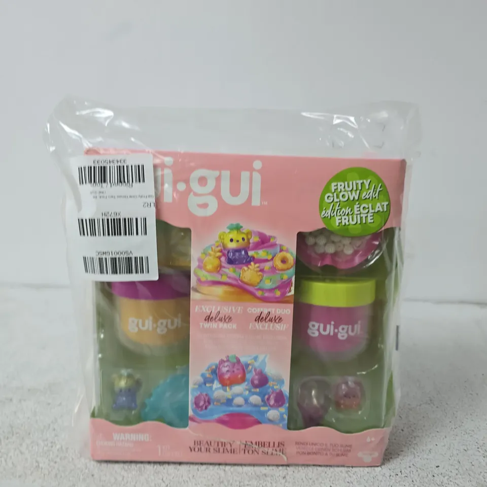 GUI GUI FRUITY GLOW DELUXE TWIN PACK: BEAUTIFY YOUR SLIME