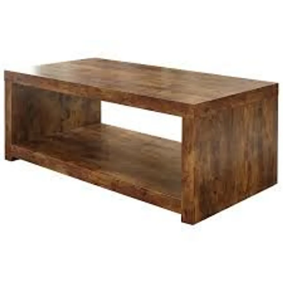 GFW JAKARTA COFFEE TABLE WITH SHELF - COLLECTION ONLY