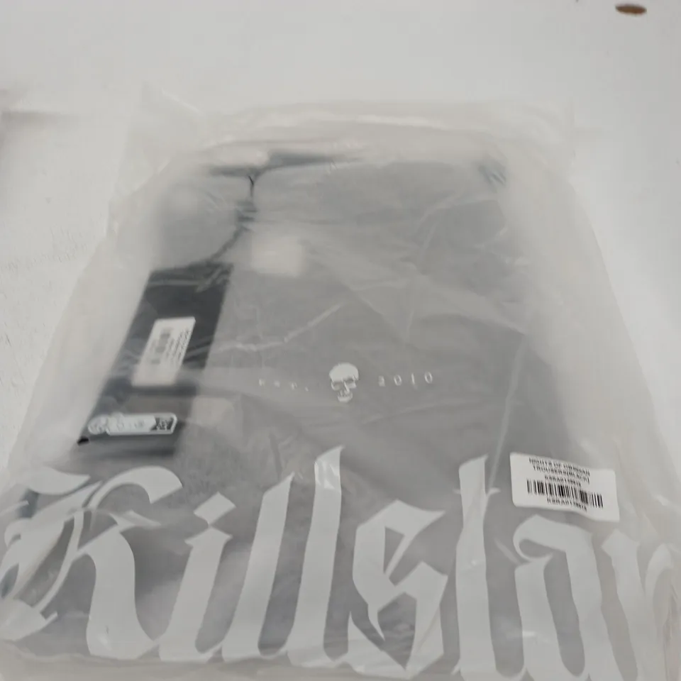 BOX OF APPROXIMATELY 20 BRAND NEW ASSORTED KILLSTAR CLOTHING ITEMS INCLUDING NIGHTS OF OBSIDIAN TROUSERS AND HEADSTONE KNIT CARDIGAN