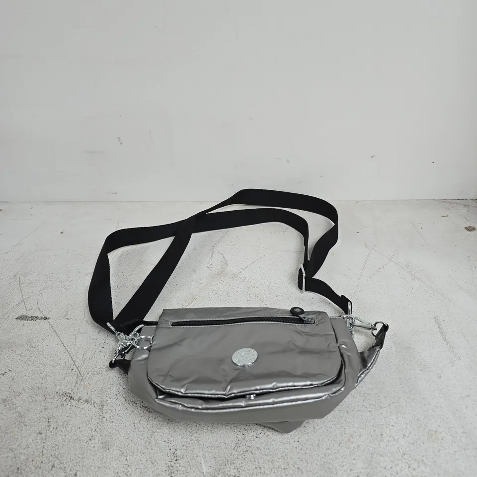 KIPLING RORIE PREMIUM CROSS BODY SHOULDER BAG SILVER