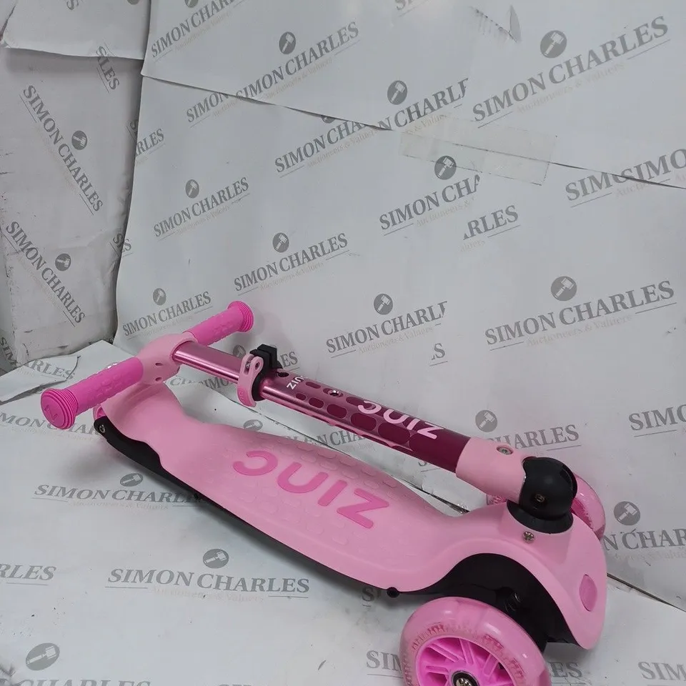 ZINC THREE WHEELED FOLDING FLYTE SCOOTER RRP £99.99