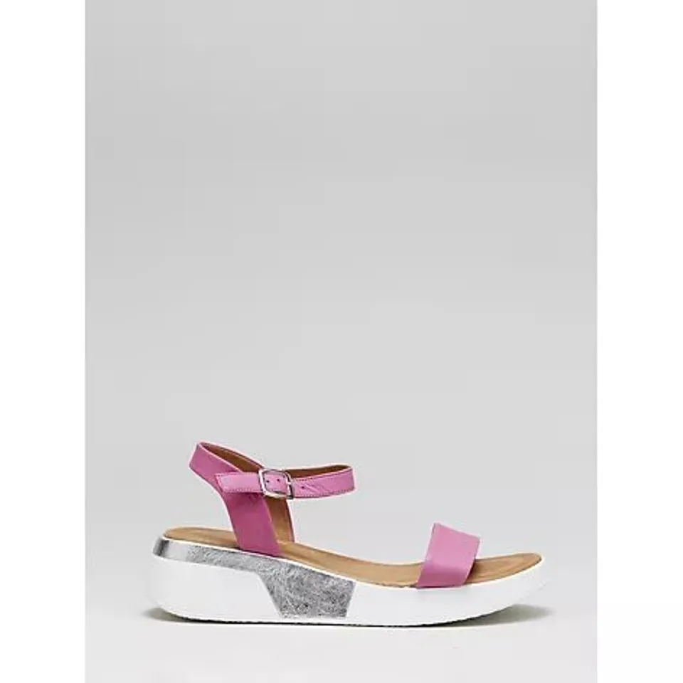 MODA IN PELLE ORINA SANDAL- FUSCIA SIZE 5