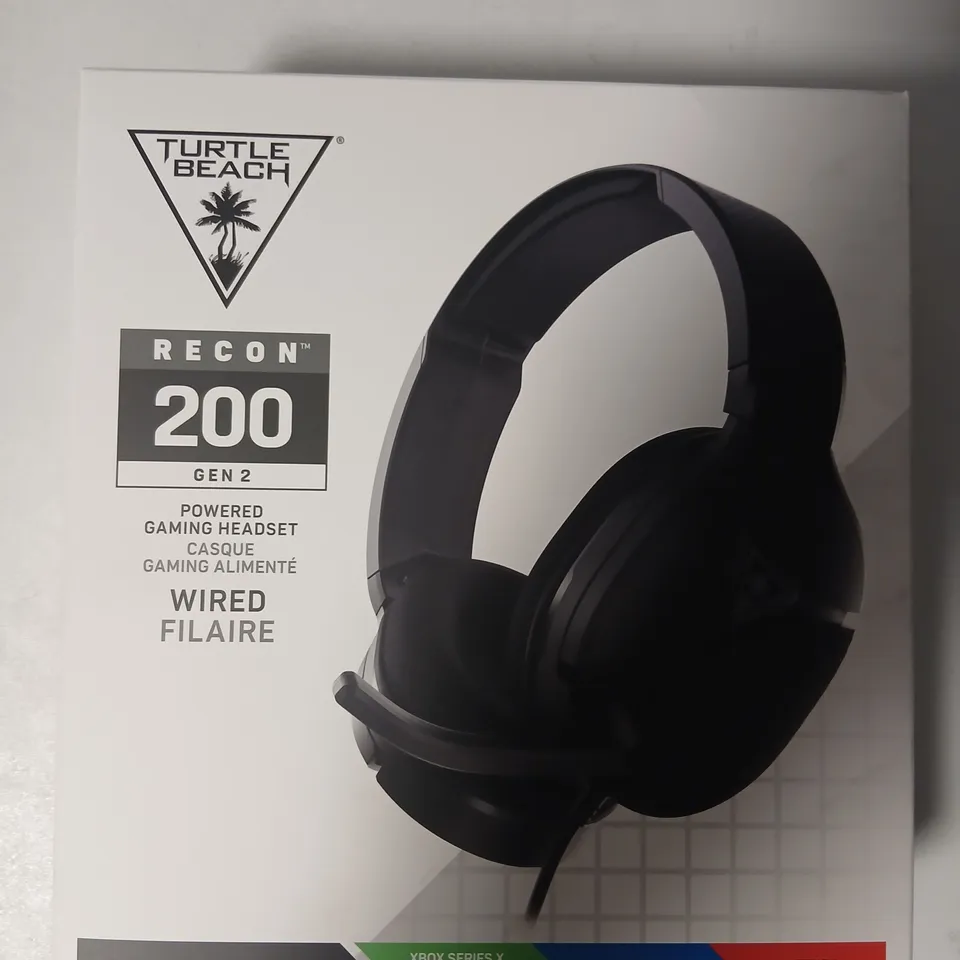 FOUR BRAND NEW TURTLE BEACH RECON 200 GEN 2 WIRED GAMING HEADSET – MULTIPLATFORM (BOXED)