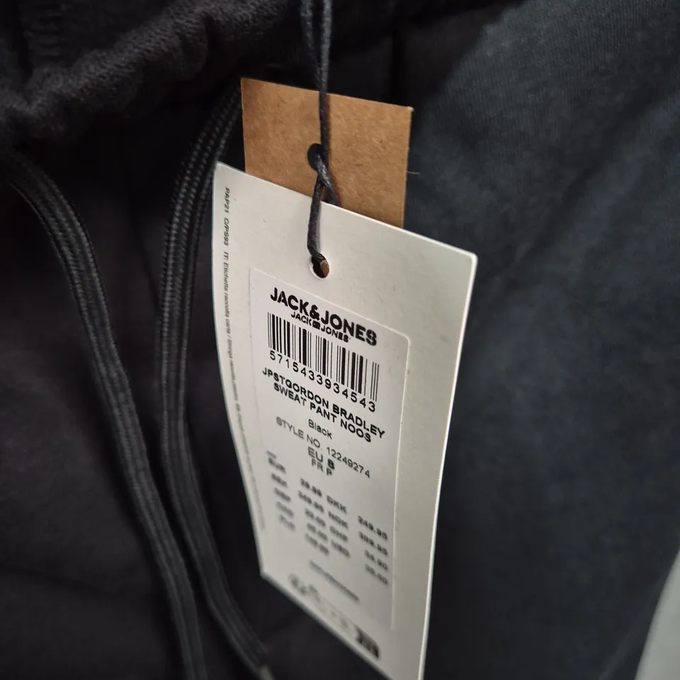 JACK & JONES PANTS STUDIO BLACK JOGGERS – MEN’S SIZE NOT SPECIFIED