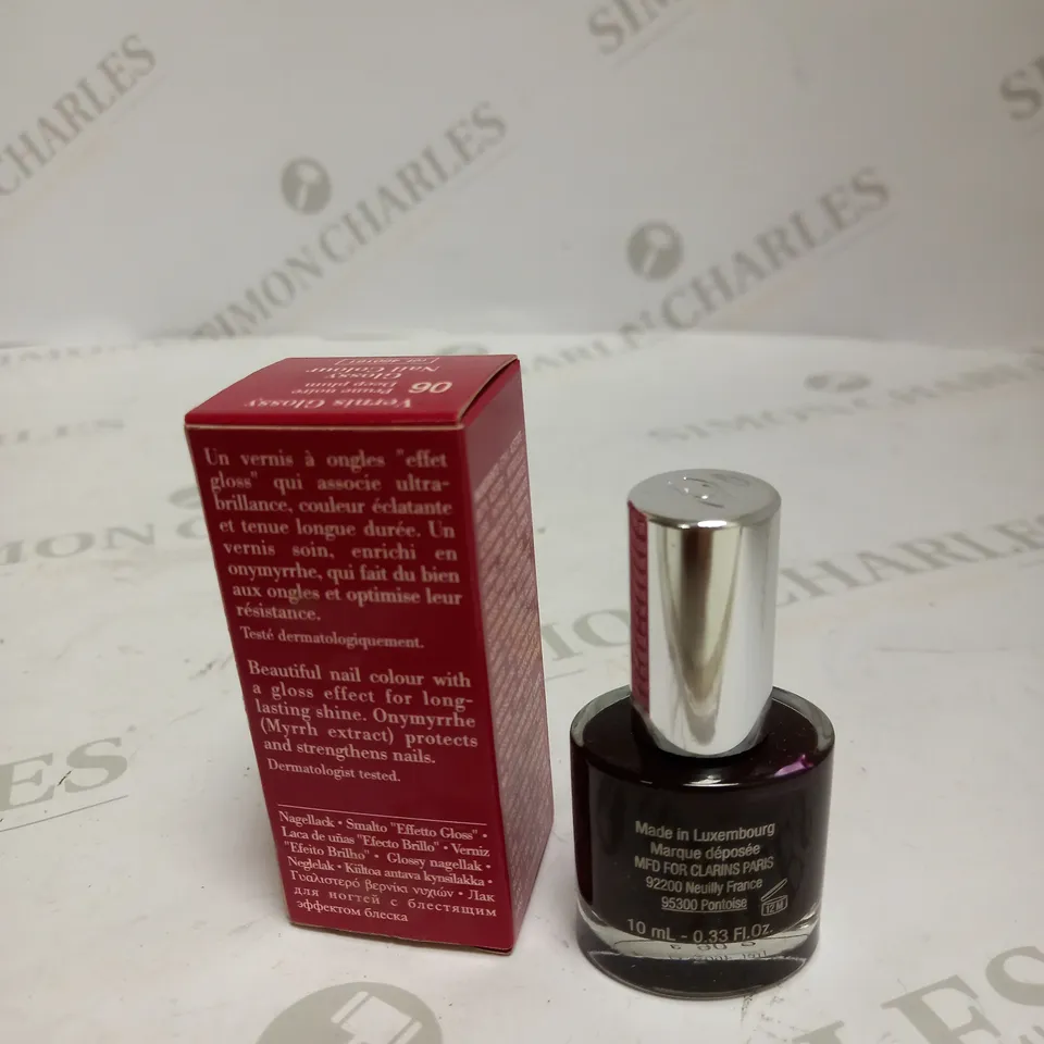 CLARINS GLOSSY NAIL COLOUR SHADE 06