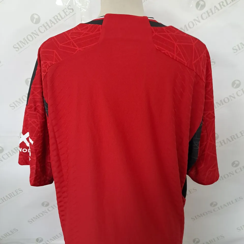 MANCHESTER UNITED FC HOME SHIRT SIZE XL