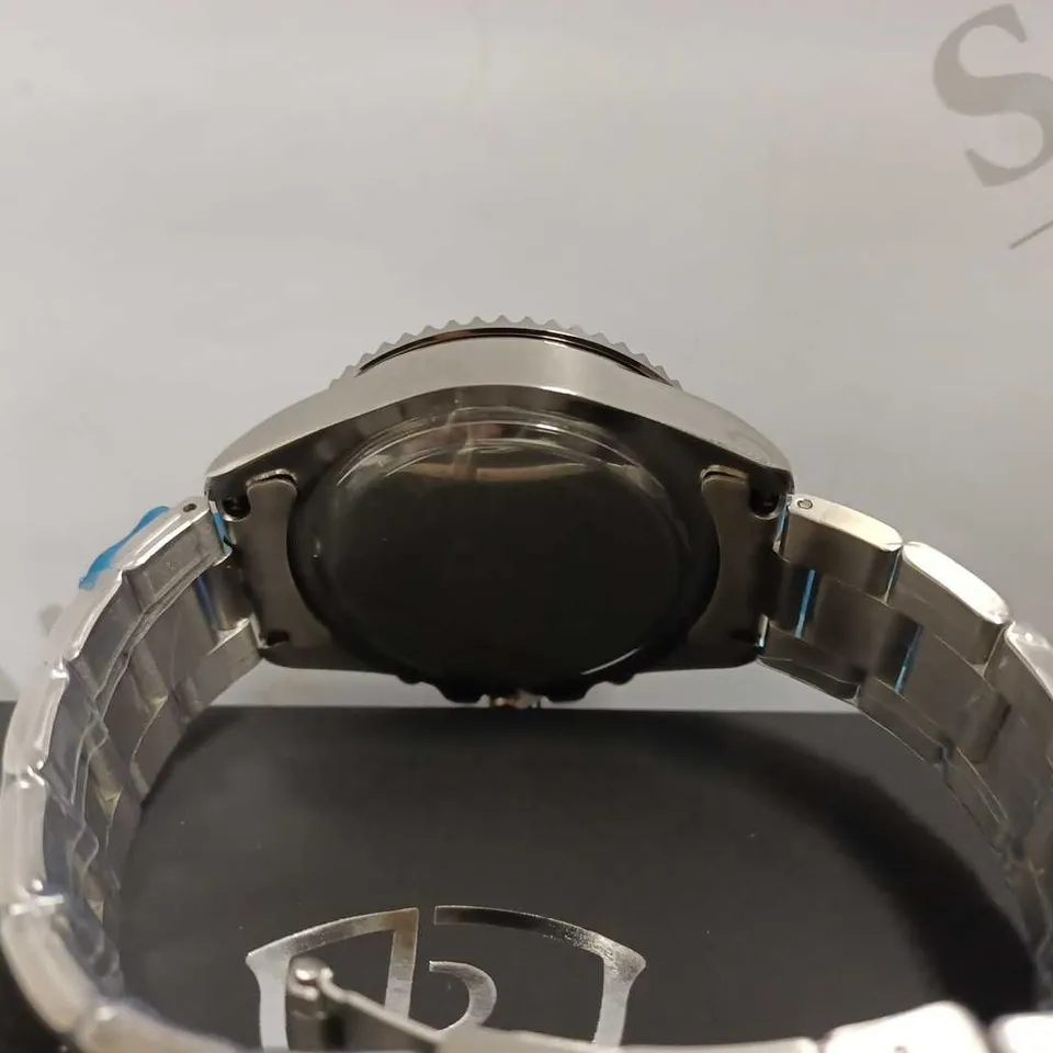 MENS RUCKSTUHL CHRONOGRAPH 8829 WATCH – BLUE DIAL - STAINLESS STEEL STRAP – 3ATM WATER RESISTANT – DATE FUNCTION