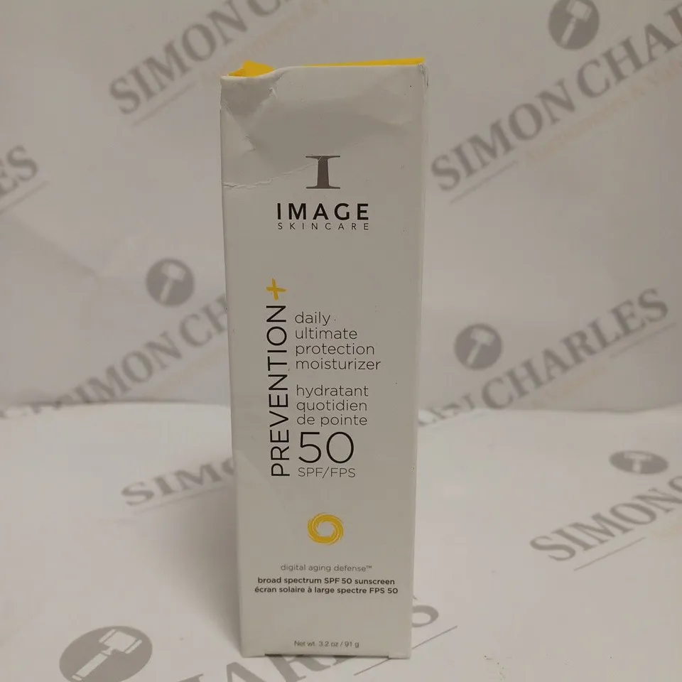 BOXED IMAGE SKINCARE PREVENTION+ DAILY ULTIMATE PROTECTION MOISTURISER SPF50