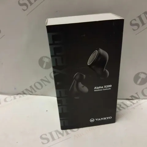 BOXED VANKYO ALPHA X200 WIRELESS EARBUDS IN BLACK