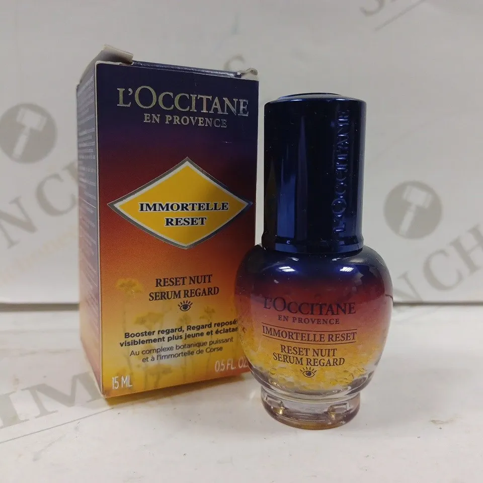 L'OCCITANE IMMORTELLE RESET OVERNIGHT RESET EYE SERUM 15ML