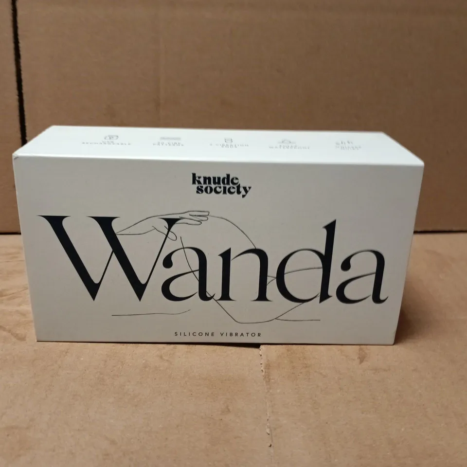 KNUDE SOCIETY WANDA SILICONE VIBRATOR - YELLOW