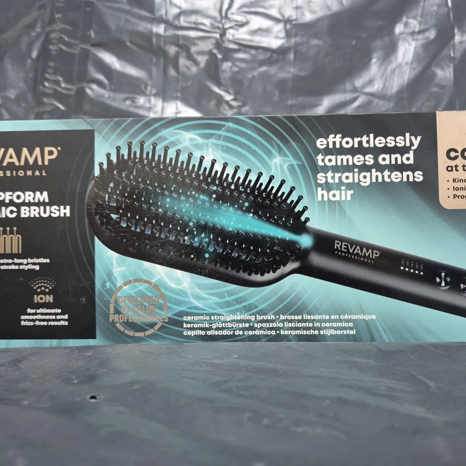 BOXED REVAMP PROFESSIONAL DEEPFORM CERAMIC BRUSH BR-2000X-GB