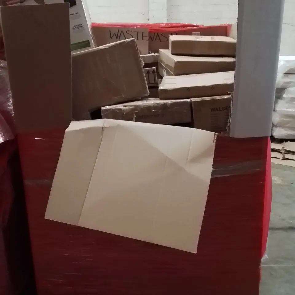 PALLET OF ASSORTED HOUSEHOLD GOODS AND PRODUCTS TO INCLUDE;AIR FRYER, CHILDREN'S SEAT ANDY ISOFIX, BOOSTER SEAT, OUTSIDE TABLE AND OTHER ASSORTED ITEMS...