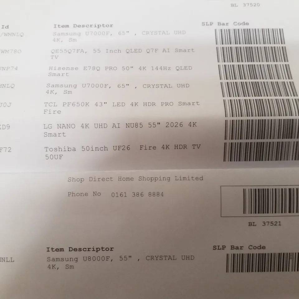 PALLET CONTAINING APPROXIMATELY 8 ASSORTED DAMAGED TVS