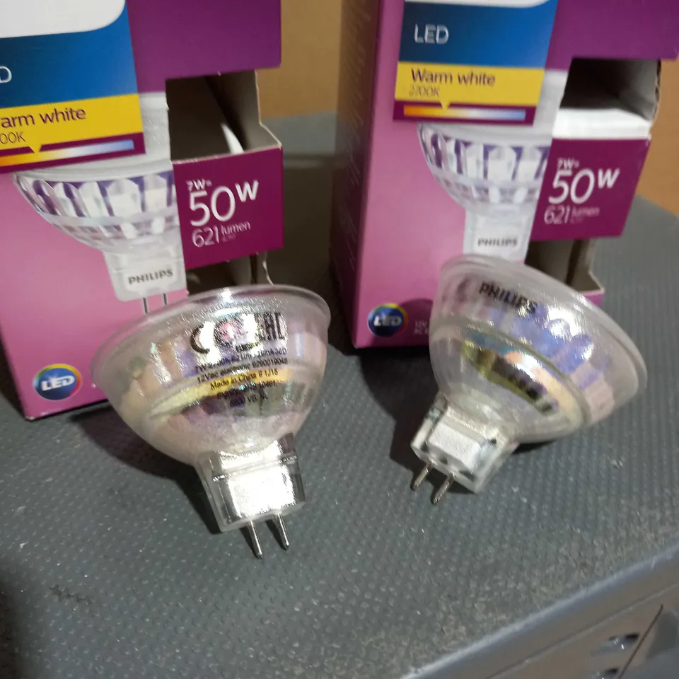 PHILIPS LED WARM WHITE 50W GU5.3