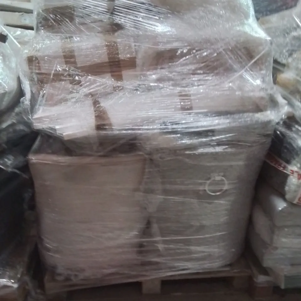 PALLET OF INCOMPLETE FURNITURE PARTS AND PEICES 