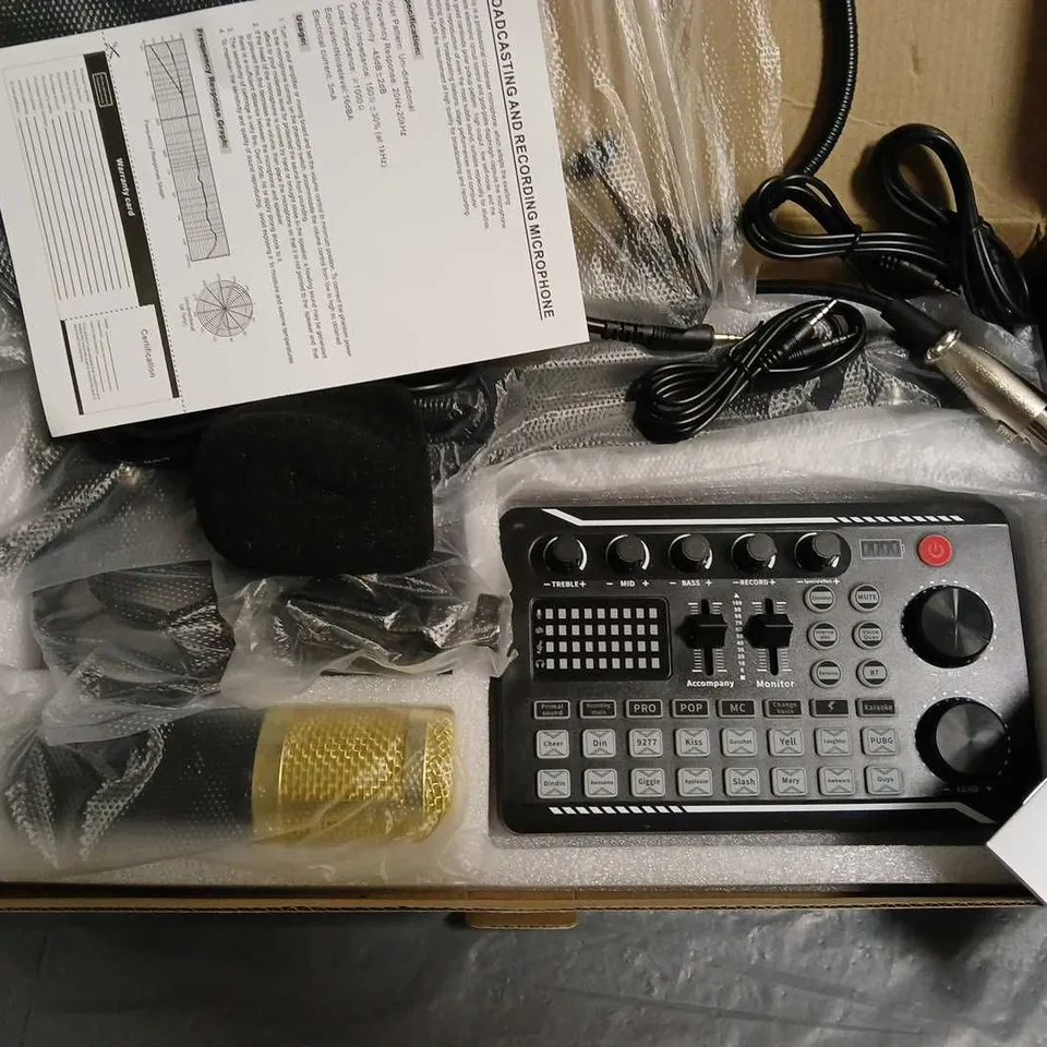 BOXED PROFESSIONAL CONDENSER MICROPHONE 