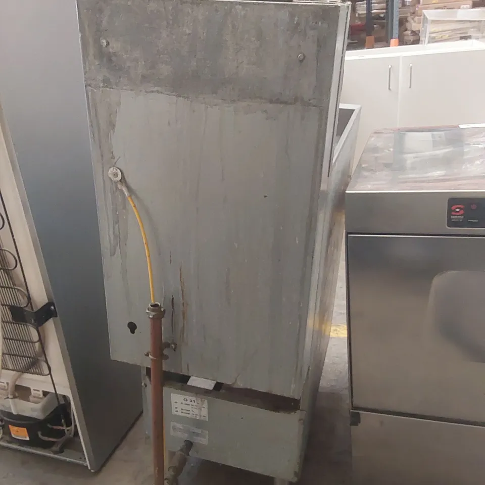 HOBART COMMERCIAL SINGLE TANK TWIN BASKET FRYER GAS