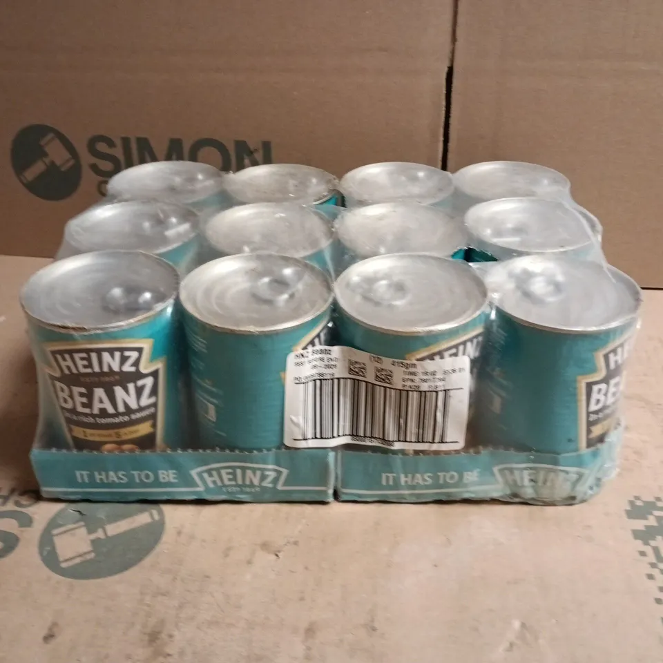 12 PACK OF HEINZ BEANZ (12X415G)