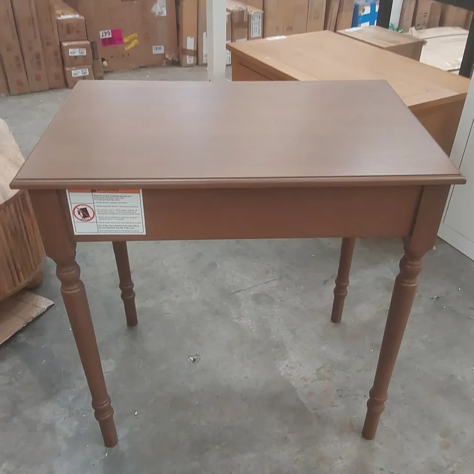 ARINA 1 DRAWER DESK COLOUR: BROWN